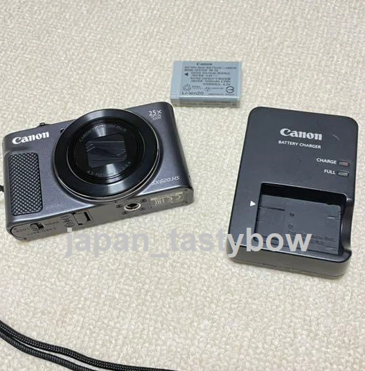 Canon Compact Digital Camera PowerShot SX620 HS Black Power Shot from Japan Used
