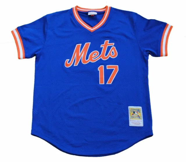 T-Shirt usata New York Mets Keith Hernandez Mitchell & Ness Royal tff47