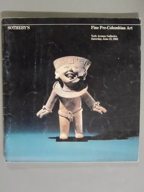 Pre-Columbian Art Sotheby's auction catalog 6/12/82