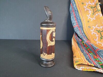 Old East Timor Bamboo Beetle Nut Container …beautiful collection 2