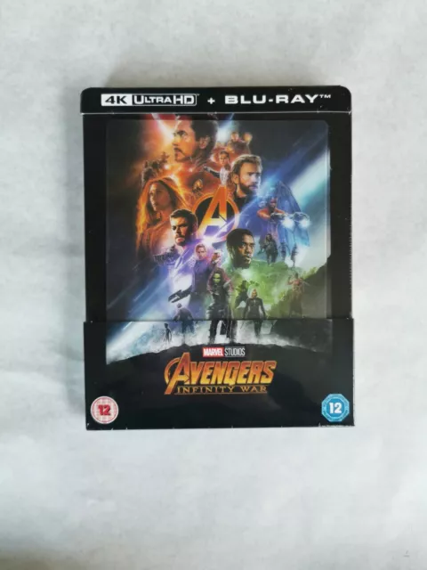 Avengers: Infinity War 4K Ultra HD -Steelbook lenticulaire Exclusif  Zavvi