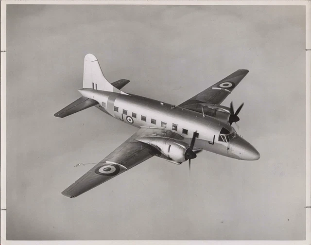 Vickers Varsity Wf370 Original Vintage Press Photo Raf Royal Air Force 14