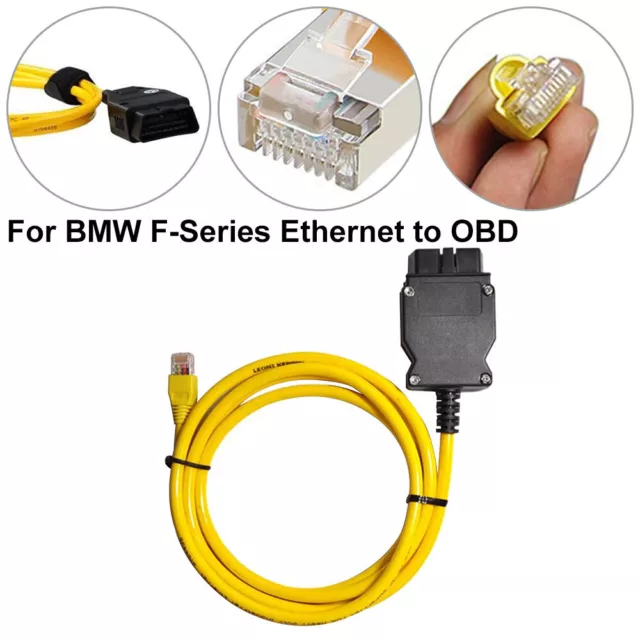 PER BMW SERIE F ICOM ENET Ethernet OBD2 interfaccia cavo diagnostico  codifica EUR 11,69 - PicClick IT