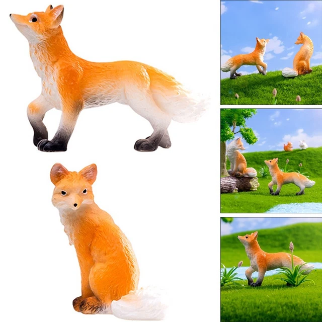 Figurine Renard Argenté En Cuir – Modèle 12JT Avec 8 Brides De Nez, Taille Réelle