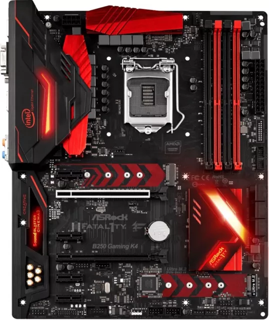 ASRock FATALITY B250 Gaming K4 DDR4 SCHEDA MADRE  ( Leggere Bene) +pentium g4400