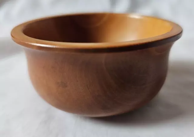 Charming Small Turned Wooden Bowl