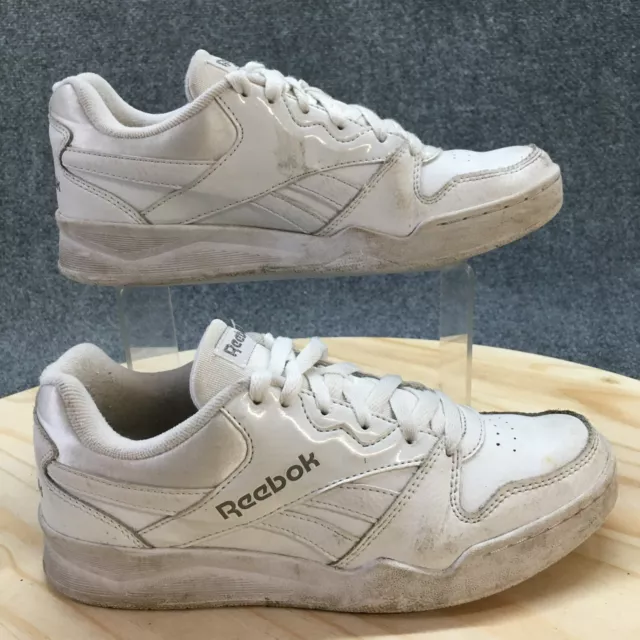 Reebok Shoes Womens 7.5 Harman Running Sneakers White Leather Round Toe 215001