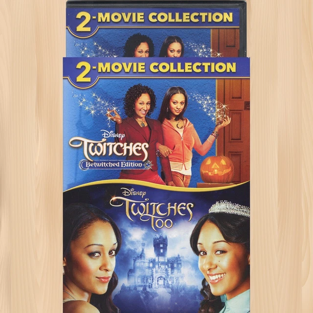 DISNEY CHANNEL TWITCHES 2-Movie DVD Twitches BEWITCHED EDITION