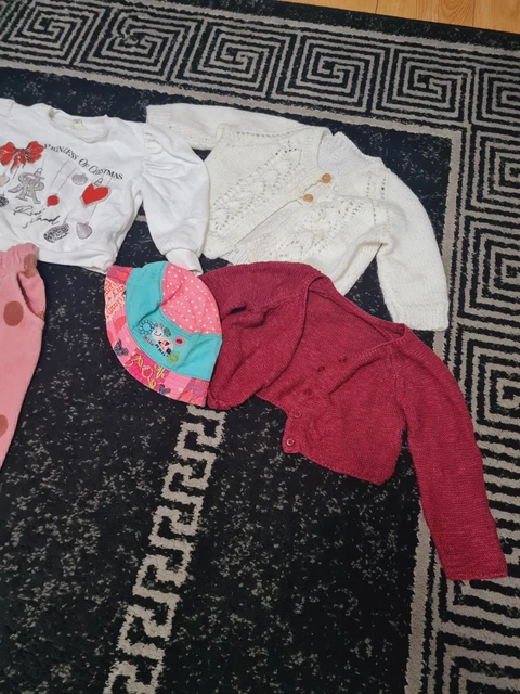 #C67💜 Huge Bundle Of Baby Girl Clothes 12-18months NEXT GEORGE DISNEY RIVER PUM 15