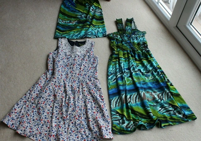 River Island white red dress & home adapted Dress Age 11-12 years Hardly worn