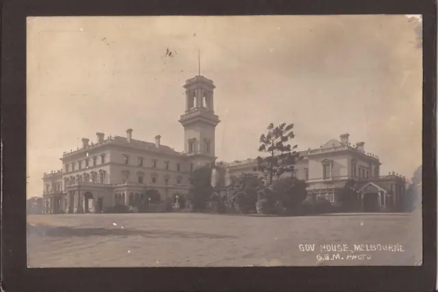 Australia-Government House-Melbourne. 1909 Rp.