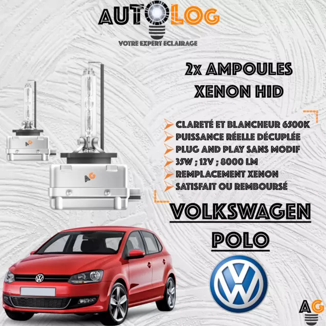 ✅ KIT 2x AMPOULES XENON HID VOLKSWAGEN POLO ✅