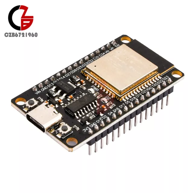 ESP32 WROOM-32 USB-Type C CH340C Development Board Dual Core WiFi Bluetooth