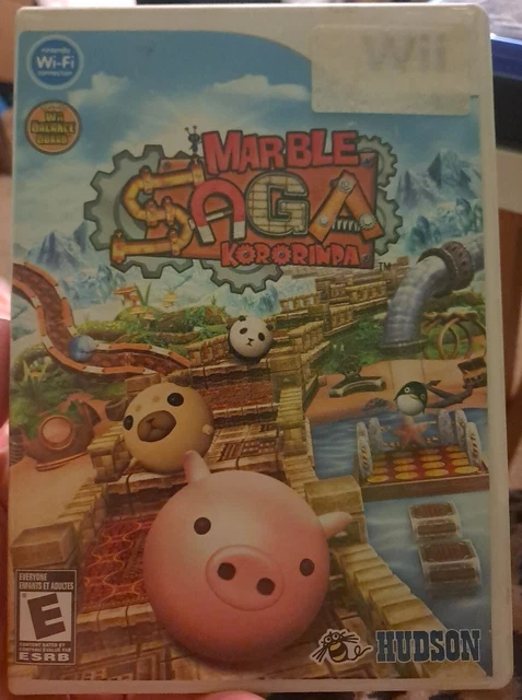 Nintendo Wii Game Marble Saga Kororinda Complete CIB Compatible w Balance Board
