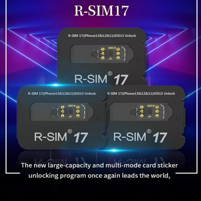 R-SIM17 RSIM Nano Unlock Card for iPhone 13 12 11 Pro Max X XR 8 7 iOS15 5G NEW