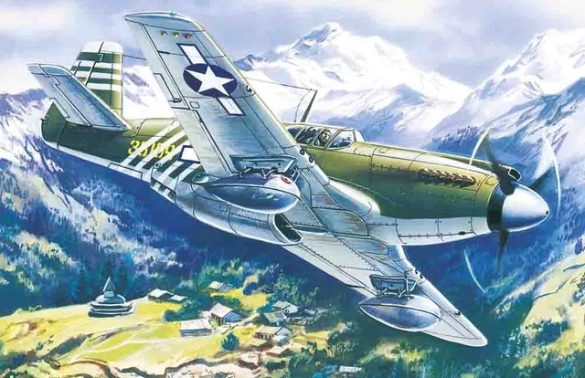 ICM 48161 - 1:48 MUSTANG P-51A Seconde Guerre Mondiale Américain Fighter - Neuf
