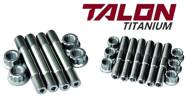 YZ250 YZ-250 CRANKCASE Cylinder Head Studs TITANIUM Stud 12 Point