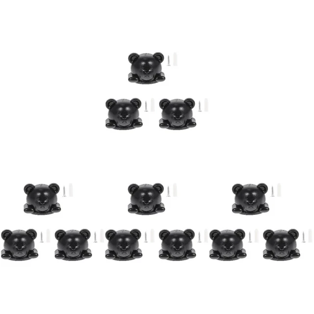 12 PCS Adorable Porte Arrêt Silicone Bustper pour la maison Baby Room Bedroom