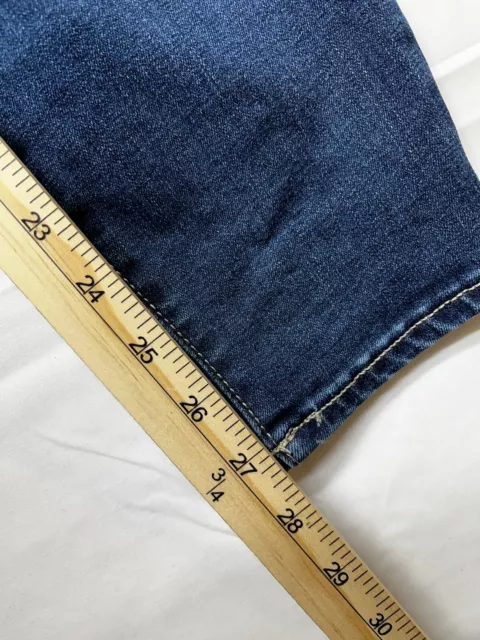 Lucky Brand Jeans Womens 4/27High Rise Skinny Bridgette Denim Cotton Blue Ankle 2