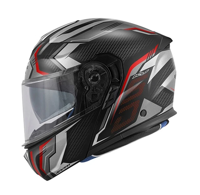 Casque De Moto Modulaire Kappa KV50 B Solid Glossy Grey Vente En Ligne