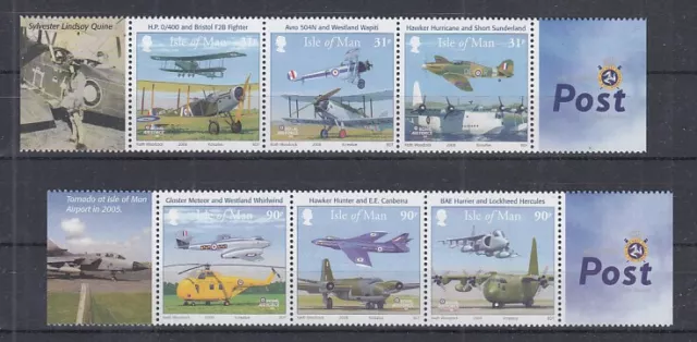 Aircraft Island Man 1415 - 20 Zd (MNH)