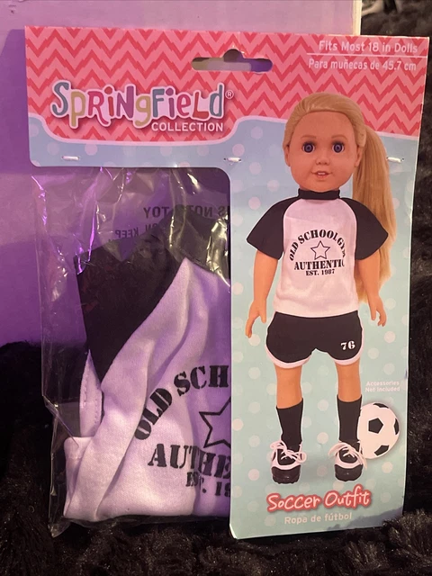 SpringField Collection Fits Most 18in Dolls SOCCER OUTFIT Clothes