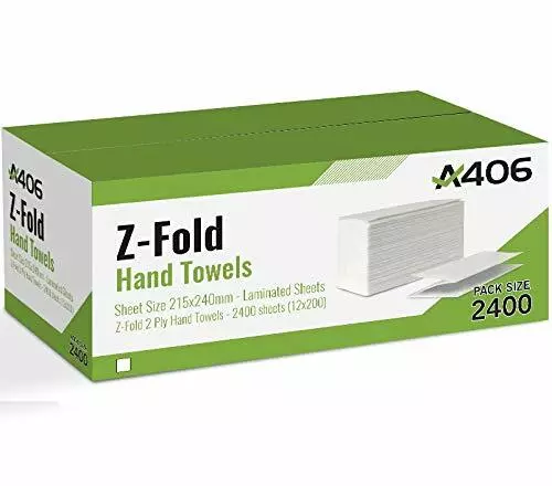 Z Fold Luxury 2 Ply White Paper Hand Towels Sirius Multifold Napkins