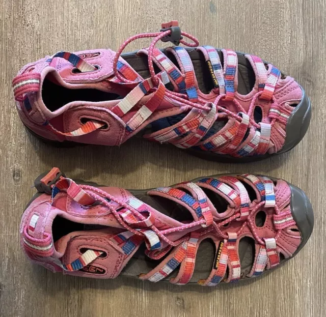 KEEN SEACAMP Waterproof Cut Out Pink Sandals Adjustable Size US 4 UK 3 EU 36