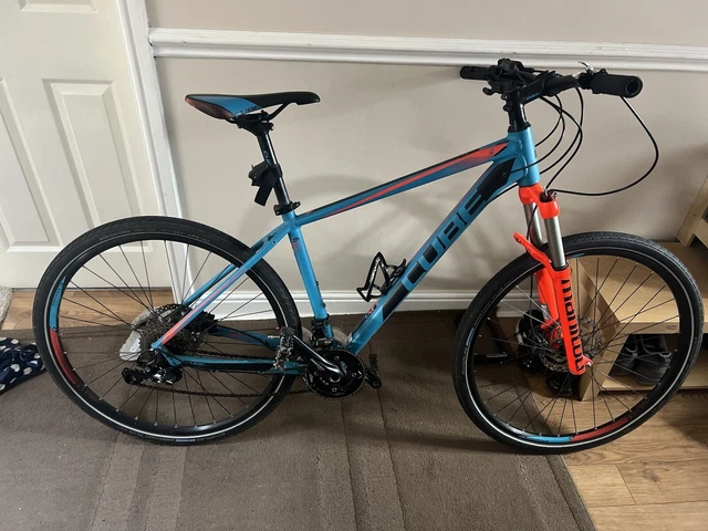 2016 CUBE ACID Hardtail Mountain Hybrid Bike Blue Orange 27.5 650b shimano 299.99 PicClick UK
