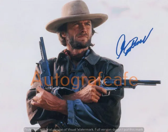 CLINT EASTWOOD 8 x 10 Inch Autographed Photo - High Quality Copy Of Original (b)