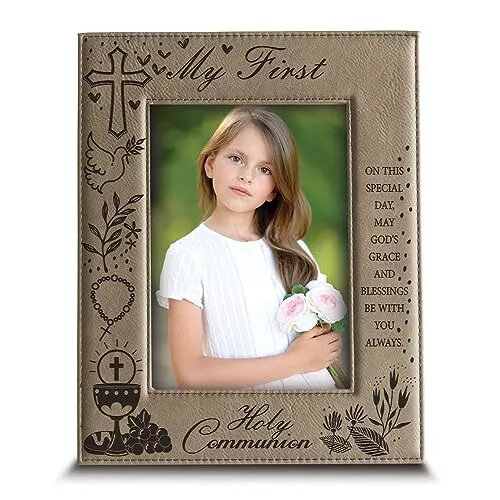 - My First Holy Communion Picture frame-Cross and Chalice, Religion, Christia...