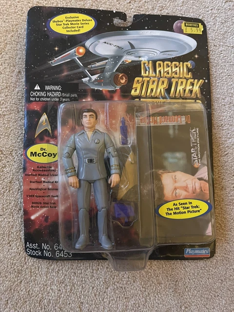 Vintage Classic Star Trek Movie Series Playmates Figure - Dr McCoy