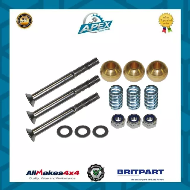 Door Hinge Pin Stainless Steel Repair Kit For Landrover Series 1 2 2A 3 - Da1145