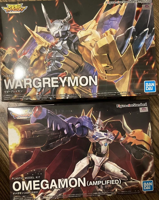 BANDAI FIGURERISE STANDARD Amplified wargreymon Omegamon Digimon Model