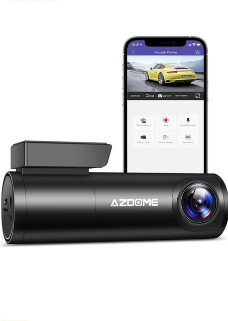 AzdomeFHD 1296P Dashcam WiFi mit APP-Steuerung