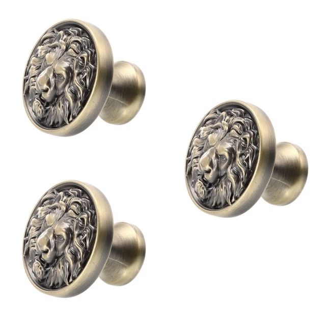 3 Pcs Cabinet Door Handle Drawer Knobs Vintage Vintage Knob Handle Single Hole