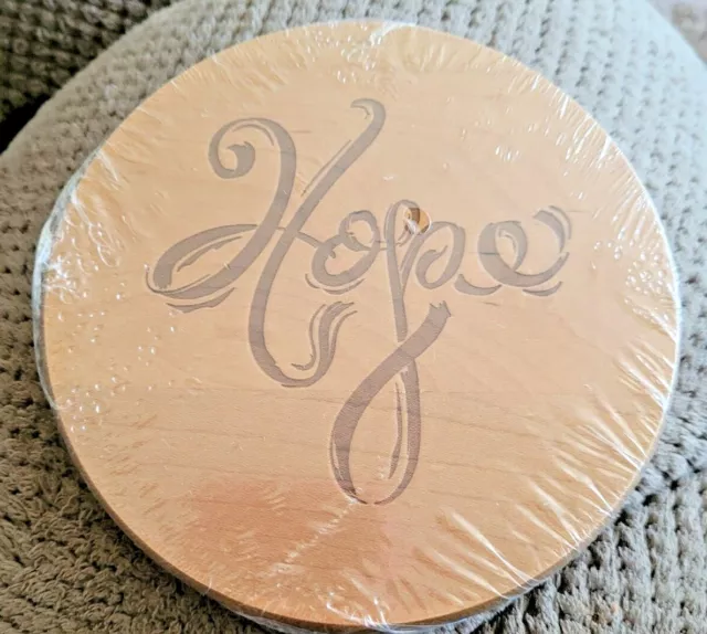 2010 Longaberger Small Horizon of Hope basket Wooden Lid New Sealed Replacement