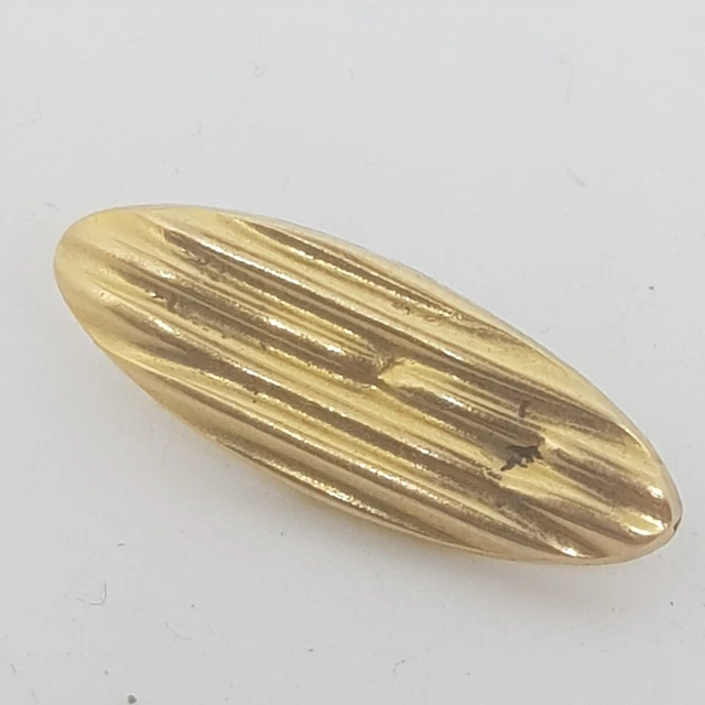 Bouton De Col En Métal Argenté Jeanne D'Arc - Début 1900 - Occasion - Type Broche