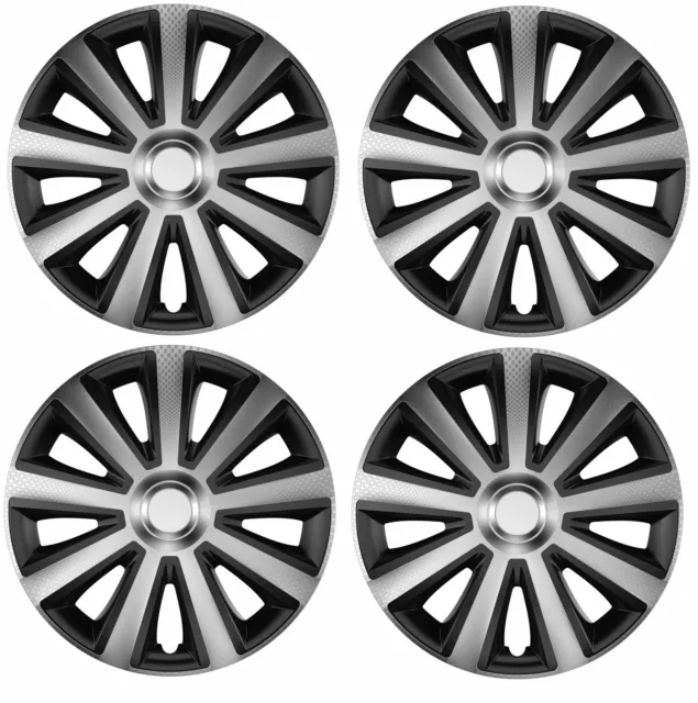 4x Wheel Trims Hub Caps 14" Covers fits Ford Focus Mondeo Fiesta KA C-Max