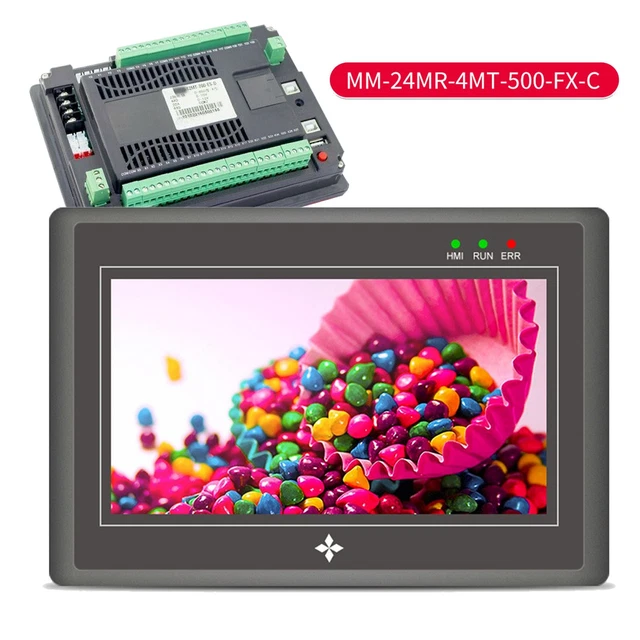 FOR INDUSTRIAL 5& HMI Touch Screen PLC Controller Programmable Logic ...
