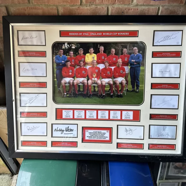 World Cup 1966  Winners Signed Memorabilia