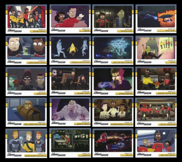 Star Trek TNG Archives & Inscriptions - Lower Decks Episodes - Set & Singles