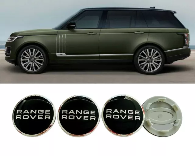 set 4 Tappi Coprimozzo per Range Rover Land evoque sport freelander Velar L320 S