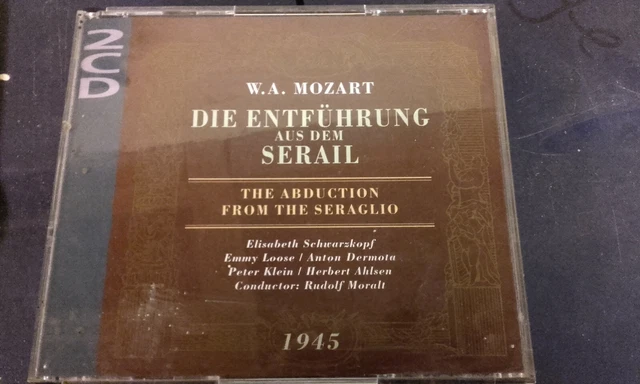 Mozart  Die Entfuhrung Aus Dem Serail 1945 2 CD