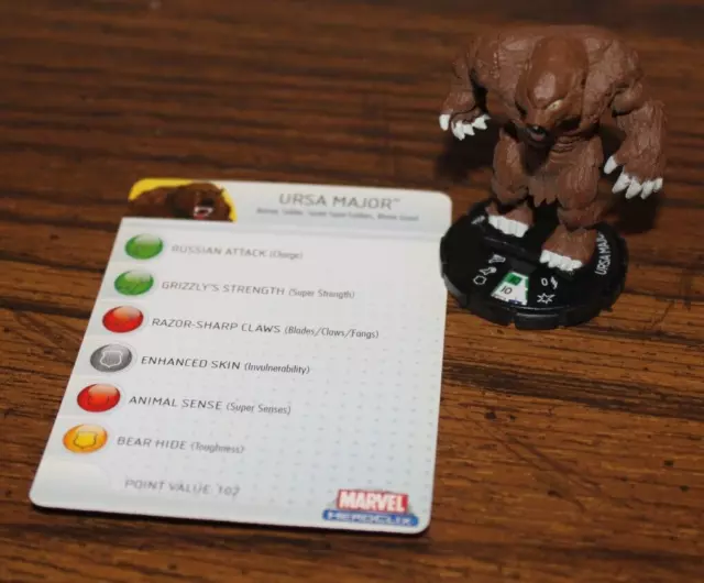 Heroclix Captain America Ursa Major Rare Figure 044