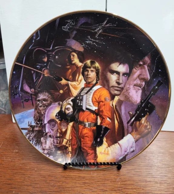 Star Wars - Trilogy Collector Plate Hamilton Collection Luke Han