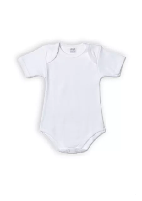 Body Neonato Neonata Mezza Manica Ellepi AF891 in Cotone Interlock Invernale