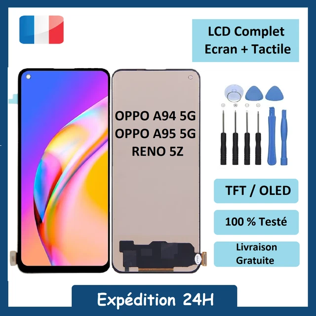 Original Ecran LCD Et Vitre Tactile Avec Chassis Noir Stellaire Pour Oppo Reno 6 5g 4907749