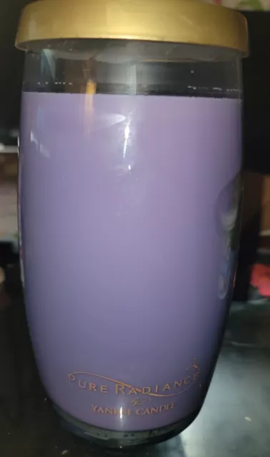Yankee Candle Pure Radiance Crackling Denim Scent 22 oz Jar Rare New Retired