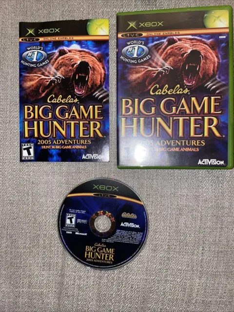 CABELA'S BIG GAME Hunter: 2005 Adventures (Microsoft Xbox, 2004) $3.99 ...